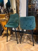 2 richmond barkrukken groen goud zitten heerlijk eric custer, Ophalen of Verzenden, Zo goed als nieuw, 60 tot 90 cm