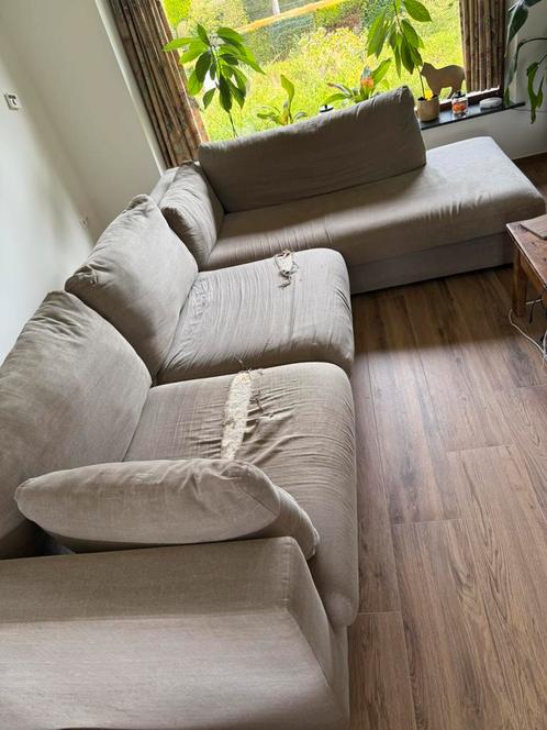 Gratis af te halen hoekbank, Huis en Inrichting, Banken | Sofa's en Chaises Longues, Gebruikt, Ophalen of Verzenden