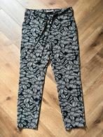 Studio anneloes dean flower broek M donkerblauw/zandkleur, Kleding | Dames, Maat 38/40 (M), Beige, Ophalen of Verzenden, Zo goed als nieuw
