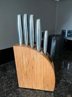 Fontignac Messenblok met messen, Huis en Inrichting, Ophalen of Verzenden, Zo goed als nieuw, Vaatwasserbestendig, Hout