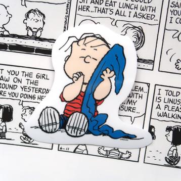 Linus van Snoopy/Peanuts strips sticker  beschikbaar voor biedingen