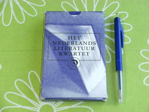 Het Nederlands Literatuur kwartet, Verzamelen, Speelkaarten, Jokers en Kwartetten, Zo goed als nieuw, Kwartet(ten), Ophalen of Verzenden