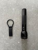 Origineel Maglite met riemhouder en LED upgrade, Caravans en Kamperen, Zaklampen, Ophalen of Verzenden, Zo goed als nieuw, Batterij