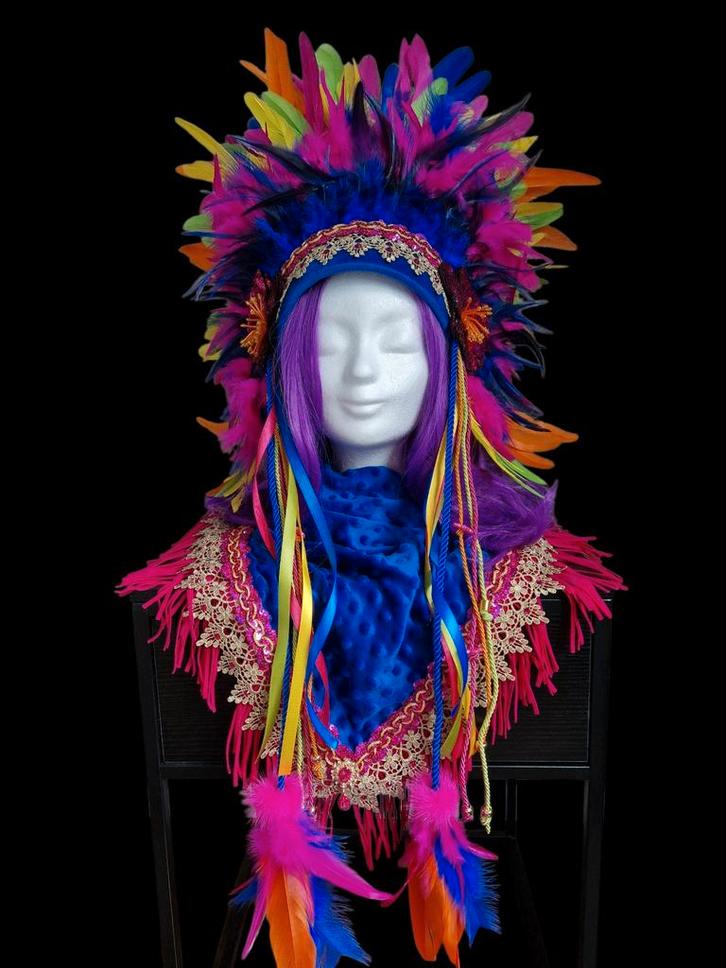 Verentooi met Sjaal - Carnaval/Themafeest, Kleding | Dames, Carnavalskleding en Feestkleding, Nieuw, Accessoires, Carnaval, Ophalen of Verzenden