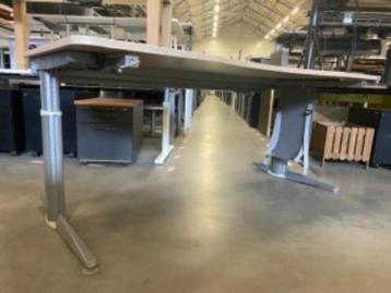 Bureau met slinger en kabelgoot 180x90/80xH62-91 cm, 1948st - afbeelding 15