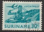 Suriname 1965 LP39 Bauxietwinning, Gest, Postzegels en Munten, Postzegels | Suriname, Ophalen of Verzenden, Gestempeld