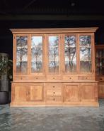 XL Vitrinekast | Servieskast Teakhout | Buffetkast #2627, Niet ingevuld, Gebruikt, Met deur(en), 200 cm of meer