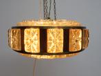 Deense vintage hanglamp, Ophalen of Verzenden, Glas, 75 cm of meer, Niet bekend