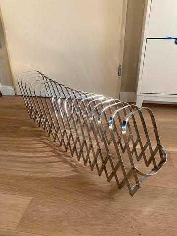 Vintage Accordion LP Rek / Magazijnrek beschikbaar voor biedingen