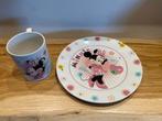 Disney Minnie Mouse bord en mok, Verzamelen, Disney, Ophalen of Verzenden