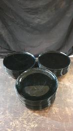 7 stuks pizzaborden pannenkoekborden 32cm zwart, Huis en Inrichting, Overige materialen, Gebruikt, Ophalen of Verzenden, Bord(en)