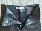 Leren wijde broek Zara, Ophalen of Verzenden, Zo goed als nieuw, Maat 34 (XS) of kleiner, Lang