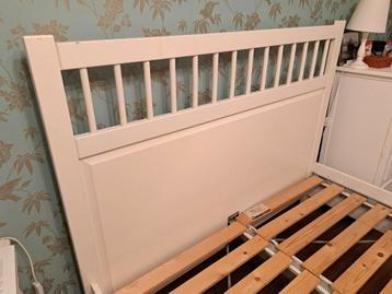 IKEA Hemnes Bed 140x200 Wit gelakt - afbeelding 3