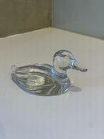 Eend beeldje van lood kristal, Antiek en Kunst, Antiek | Glas en Kristal, Ophalen of Verzenden
