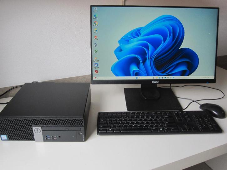 Dell Optiplex 5050-7500 i5 16gb 256gb SSD + 650gb + 24 inch, Computers en Software, Desktop Pc's, Zo goed als nieuw, 3 tot 4 Ghz