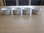 Recamier by Royal creamware 4 soufleschaaltjes D10cm H5cm, Huis en Inrichting, Overige materialen, Overige typen, Ophalen of Verzenden