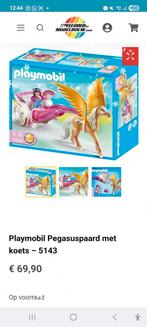 Playmobil Fairies Pegasuspaard met Koets 5143 - Zonder Kroon, Ophalen of Verzenden, Gebruikt, Complete set