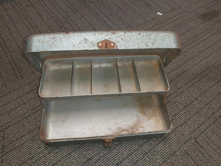 Vintage gereedschapkistje, Doe-het-zelf en Verbouw, Gereedschapskisten, Ophalen