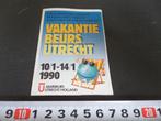 sticker 1990 vakantie beurs utrecht jaarbeurs strip stoel we, Ophalen, Zo goed als nieuw, Bedrijf of Vereniging