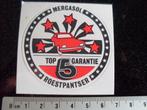 sticker mercasol roestpantser top 5 garantie logo, Verzenden, Zo goed als nieuw, Merk
