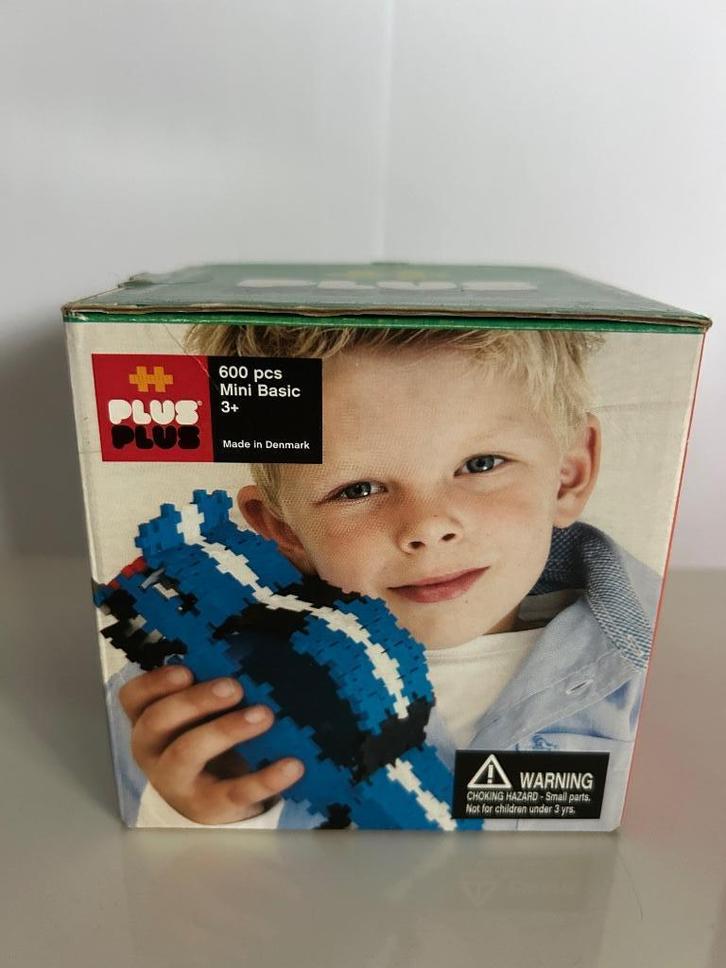 Educatief PLUS PLUS denmark bouwstenen doos 600 stuks, Kinderen en Baby's, Speelgoed | Bouwstenen, Zo goed als nieuw, Overige merken