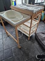 Commode met badje op wielen, Kinderen en Baby's, Kinderkamer | Commodes en Kasten, Ophalen, Gebruikt, 50 tot 70 cm, 75 tot 100 cm