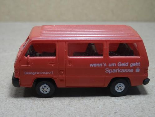 RIETZE 1:87, MITSUBISHI L-300 Personen Bus Oranje Zie Foto`s, Hobby en Vrije tijd, Modelauto's | 1:87, Zo goed als nieuw, Auto