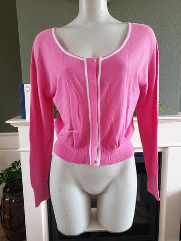 Sandwich super mooi roze vest vestje mt M 38 40 beschikbaar voor biedingen