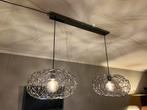 Moderne Plafondlamp met 2 Lichtpunten, Huis en Inrichting, Lampen | Hanglampen, Ophalen, Zo goed als nieuw, Metaal, Minder dan 50 cm
