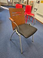 3 gestoffeerde stoelen., Huis en Inrichting, Stoelen, Ophalen