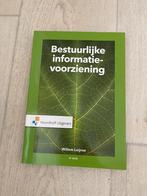 Bestuurlijke informatieverzorging - Willem Leijnse, Ophalen of Verzenden, Zo goed als nieuw