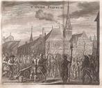 Amsterdam t 'Oude Stathuys, Antiek en Kunst, Kunst | Etsen en Gravures, Ophalen of Verzenden