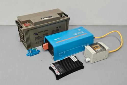 Victron Set 12V 1200va TS800 accu 130AH, Caravans en Kamperen, Camper-accessoires, Gebruikt, Ophalen