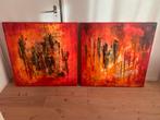 Gena Genadiy, titel Familie, Tweeluik aanschaf €1500, Antiek en Kunst, Ophalen