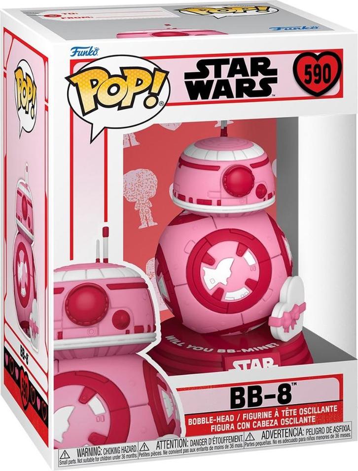 Funko Pop! #590 Star-Wars: Valentines BB-8, Verzamelen, Poppetjes en Figuurtjes, Nieuw, Ophalen of Verzenden