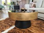 Ronde salontafel zwart goud By boo Bunga byboo / large, Ophalen, 50 tot 100 cm, Rond, 50 tot 100 cm