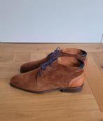 Van Lier hoge suede heren schoenen bruin 44, Ophalen of Verzenden, Zo goed als nieuw, Bruin