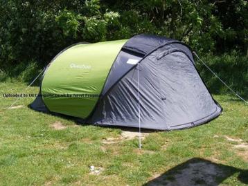 Popup tent quechua XL 2 concrete/bud green beschikbaar voor biedingen