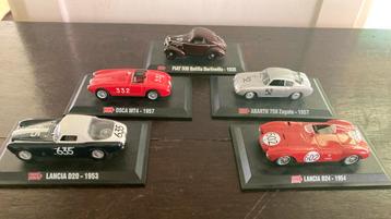 Mille Miglia modelauto’s 5 stuks beschikbaar voor biedingen