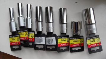 Ampro 9 11 12 18 19 23 25 lange dop 1/2 deep socket NIEUW beschikbaar voor biedingen