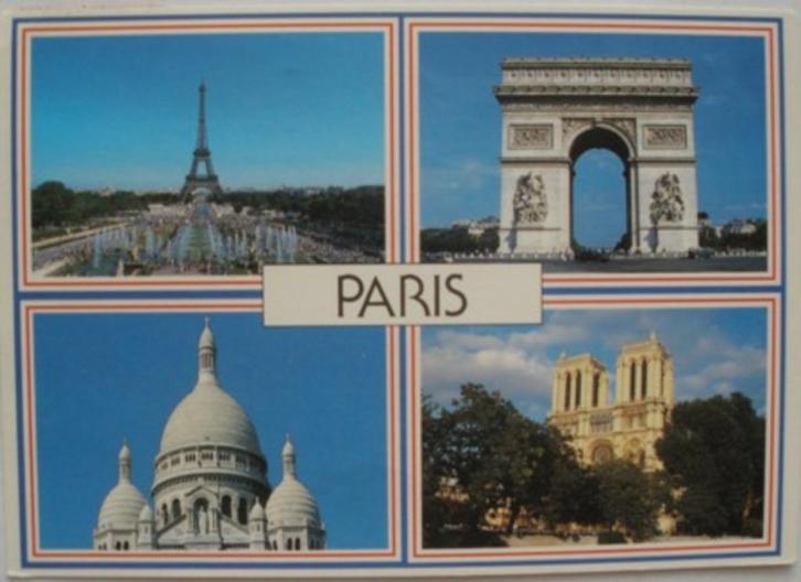Oude ansichtkaart Parijs., Verzamelen, Ansichtkaarten | Buitenland, Gelopen, Frankrijk, 1980 tot heden, Ophalen