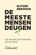 De meeste mensen deugen van Rutger Bregman, Maatschappij en Samenleving, Ophalen of Verzenden, Zo goed als nieuw, Nederland