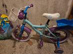 Frozen kinderfiets met zijwieltjes, Fietsen en Brommers, Fietsen | Kinderfietsjes, Ophalen, Gebruikt, Minder dan 16 inch, Zijwieltjes