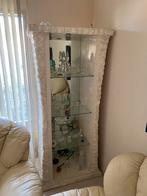Fossiele vitrinekast, Huis en Inrichting, Kasten | Vitrinekasten, Ophalen, 100 tot 150 cm, Zo goed als nieuw, Minder dan 100 cm
