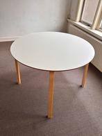 Ronde tafel met houten poten, Ophalen, Gebruikt, 100 tot 150 cm, Rond