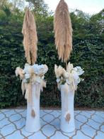 2 bruids kunstbloemen boeketten in vaas, Huis en Inrichting, Woonaccessoires | Droogbloemen, Ophalen, Zo goed als nieuw