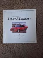 Autofolder Chrysler Laser-Daytona, Verzenden, Overige merken