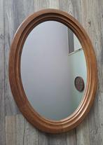 Grote Ovale Houten Spiegel, Antiek en Kunst, Ophalen of Verzenden, Ovaal, Minder dan 100 cm