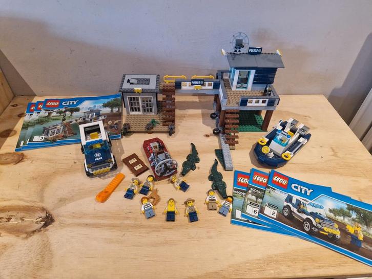 Lego City 60069: Moeraspolitie Hoofdkwartier, Kinderen en Baby's, Speelgoed | Duplo en Lego, Zo goed als nieuw, Lego, Complete set