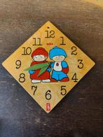 Vintage houten leerklok van Sio (jaren '60/'70), Kinderen en Baby's, Speelgoed | Houten speelgoed, ., Ophalen of Verzenden, Zo goed als nieuw